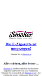 Mobile Screenshot of ismoker.de